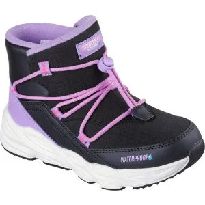 Skechers TURBO TREAD Detská zimná obuv, čierna, veľkosť