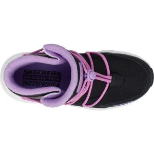 Skechers TURBO TREAD Detská zimná obuv, čierna, veľkosť