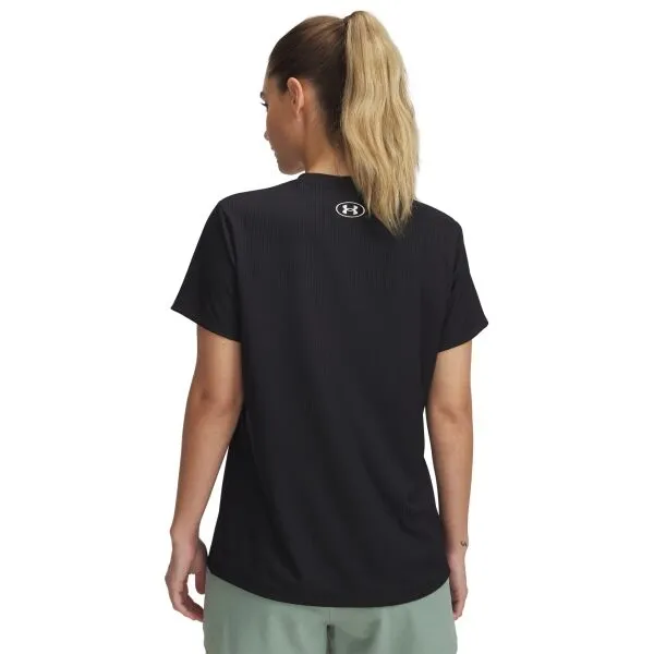 Under Armour TECH RIB TEE Dámske tričko, čierna, veľkosť