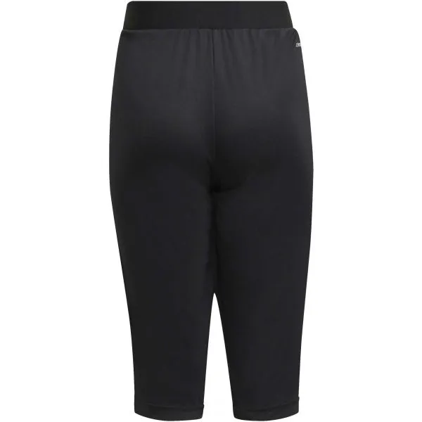 adidas TIRO19 3/4 PNTY Chlapčenské futbalové tepláky v skrátenej dĺžke, čierna, veľkosť