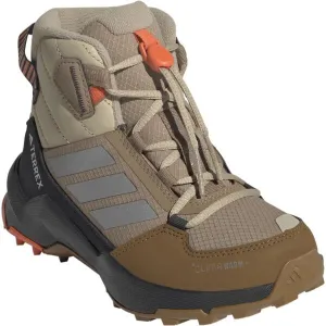 adidas TERREX AX4R CW+ MID K Detská zateplená obuv, hnedá, veľkosť 40