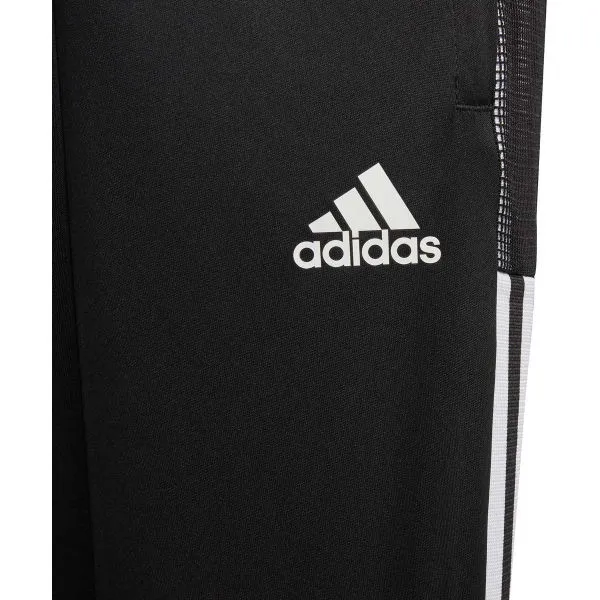 adidas TIRO19 3/4 PNTY Chlapčenské futbalové tepláky v skrátenej dĺžke, čierna, veľkosť