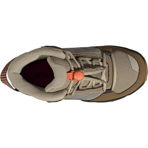 adidas TERREX AX4R CW+ MID K Detská zateplená obuv, hnedá, veľkosť 40