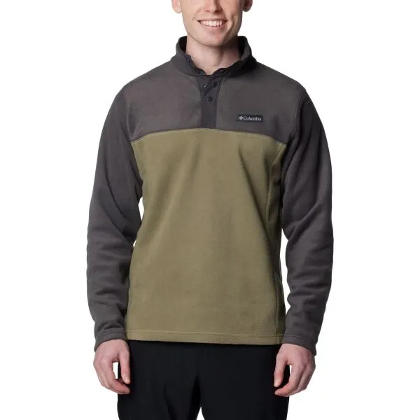 Columbia STEENS MOUNTAIN HALF SNAP II Flísová mikina, khaki, veľkosť