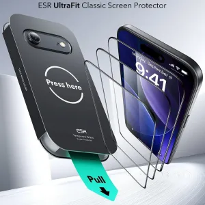 ESR Tvrdené sklo UltraFit, iPhone Air, 3 kusy