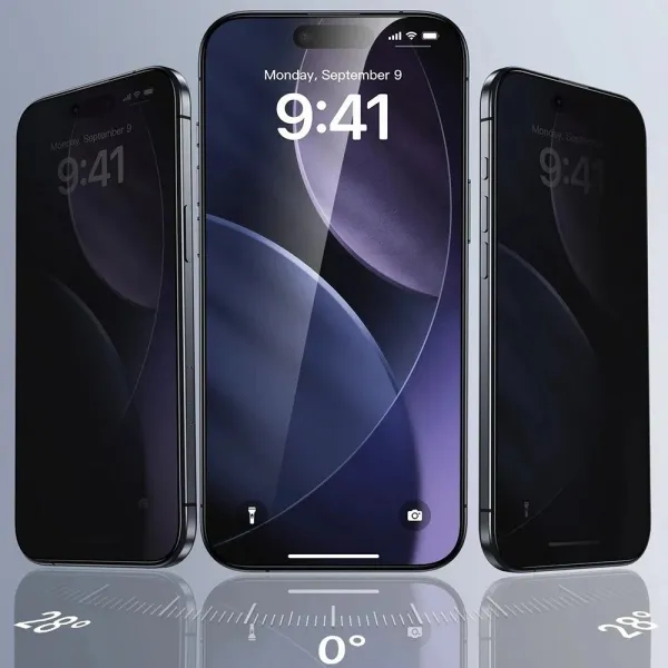 ESR Privacy Tvrdené sklo UltraFit, iPhone 17 Pro, 3 kusy