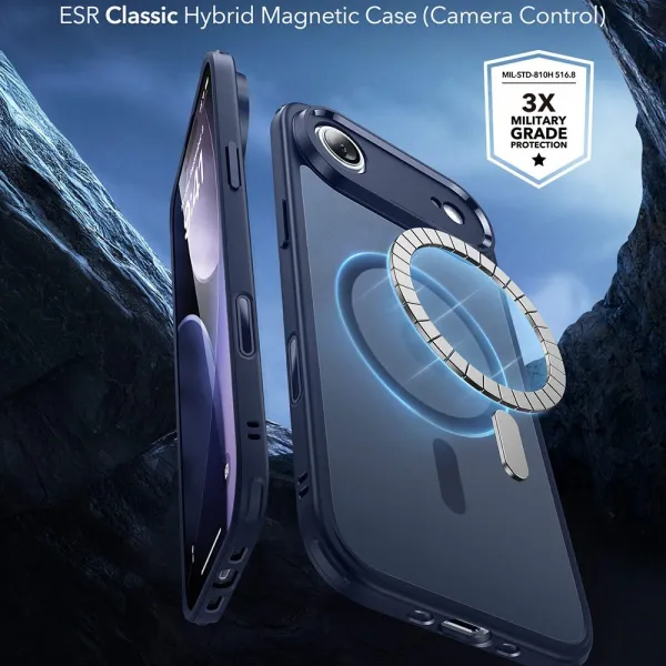 Kryt ESR Classic Hybrid HaloLock MagSafe, iPhone Air, matná modrá