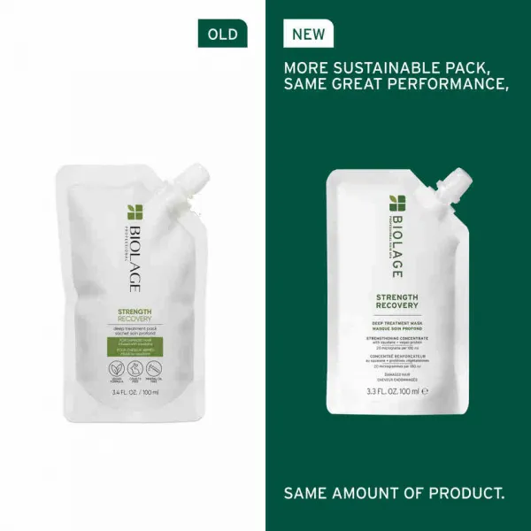 Hĺbkovo regeneračná maska pre poškodené vlasy Biolage Strength Recovery Deep Treatment Mask - 100 ml + darček zadarmo