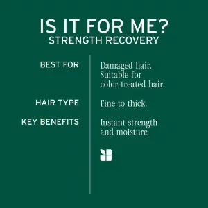 Hĺbkovo regeneračná maska pre poškodené vlasy Biolage Strength Recovery Deep Treatment Mask - 100 ml + darček zadarmo