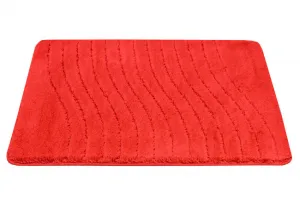 Kúpeľňový koberček Sara Red červený Fale