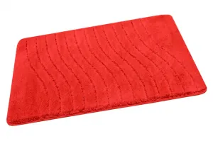 Kúpeľňový koberček Sara Red červený Fale