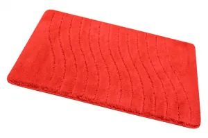 Kúpeľňový koberček Sara Red červený Fale