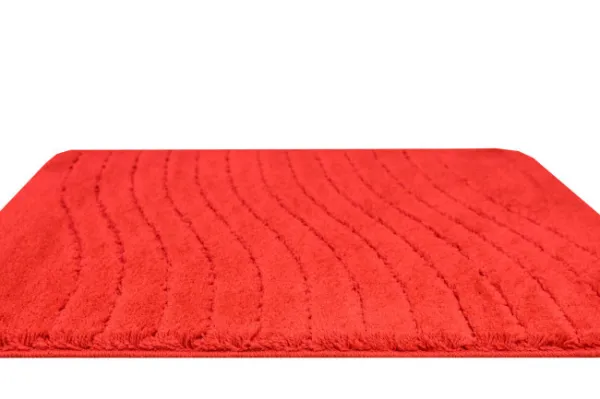 Kúpeľňový koberček Sara Red červený Fale