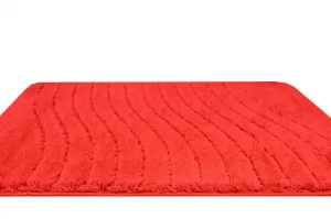 Kúpeľňový koberček Sara Red červený Fale