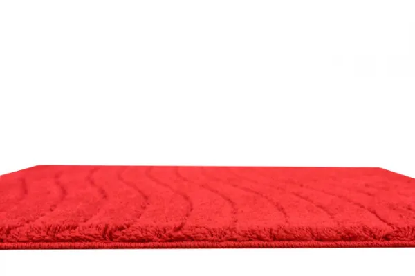 Kúpeľňový koberček Sara Red červený Fale