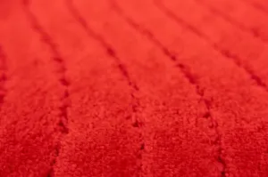 Kúpeľňový koberček Sara Red červený Fale