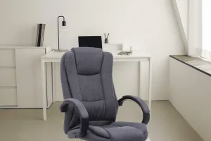 HALMAR Kancelárske kreslo RELAX 2 sivé, látka, sedenie 4–6 hodín denne