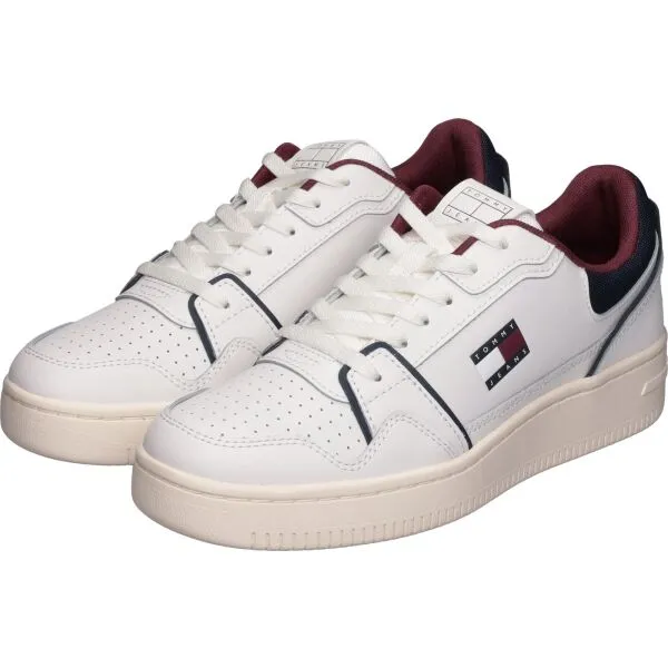 Tommy Hilfiger TJM RETRO BASKET Pánska vychádzková obuv, biela, veľkosť