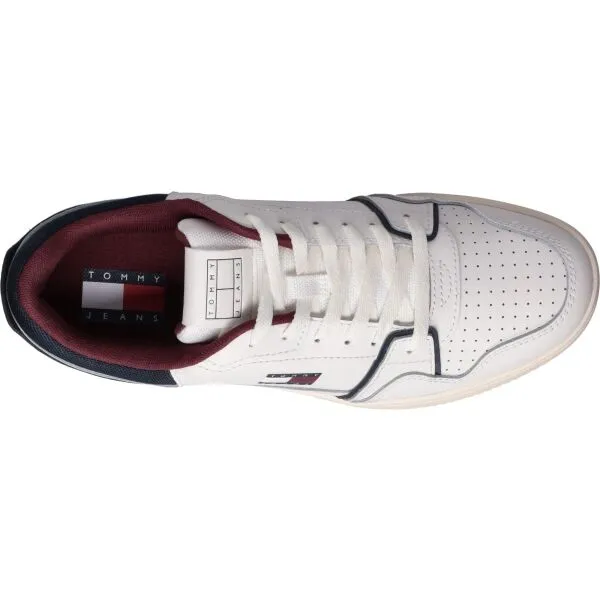Tommy Hilfiger TJM RETRO BASKET Pánska vychádzková obuv, biela, veľkosť