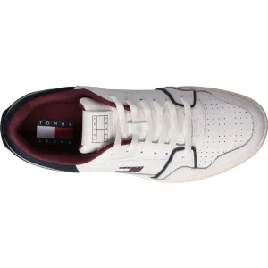 Tommy Hilfiger TJM RETRO BASKET Pánska vychádzková obuv, biela, veľkosť