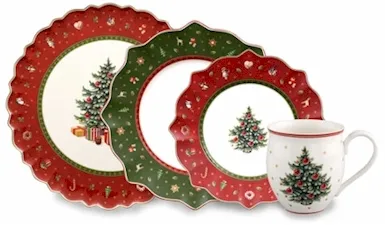 Dezertný tanier, červený, priemer 24 cm, kolekcia Toy 's Delight - Villeroy & Boch