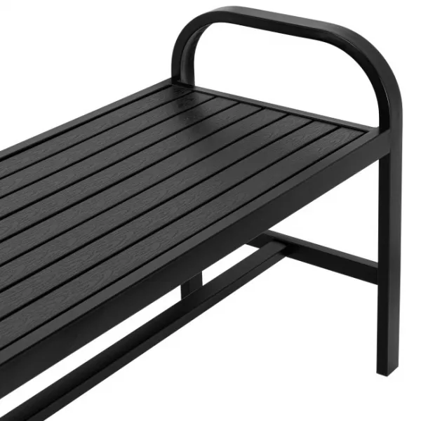 TZB Zahradní lavička Sobo 124 cm černá