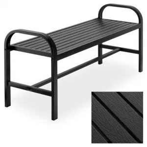 TZB Zahradní lavička Sobo 124 cm černá