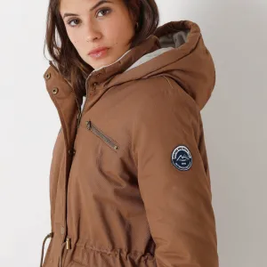 Nepremokavá parka s fleecovou podšívkou