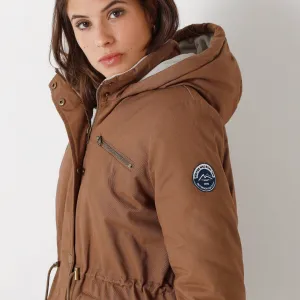 Nepremokavá parka s fleecovou podšívkou