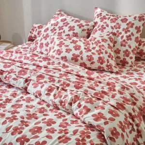 Posteľná bavlnená bielizeň Petúnia s potlačou