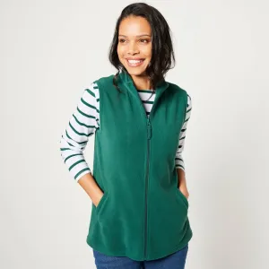 Fleecová vesta na zips