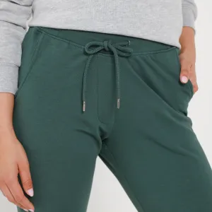 Moltonové joggingové nohavice s pružným pásom