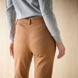Bootcut nohavice s našitými vreckami