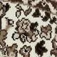 Okrúhly koberec s perzským vzorom