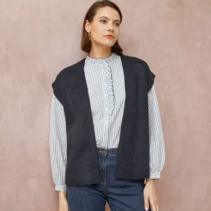 Vesta z jemného úpletu
