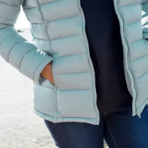 Nepremokavá prešívaná bunda na zips