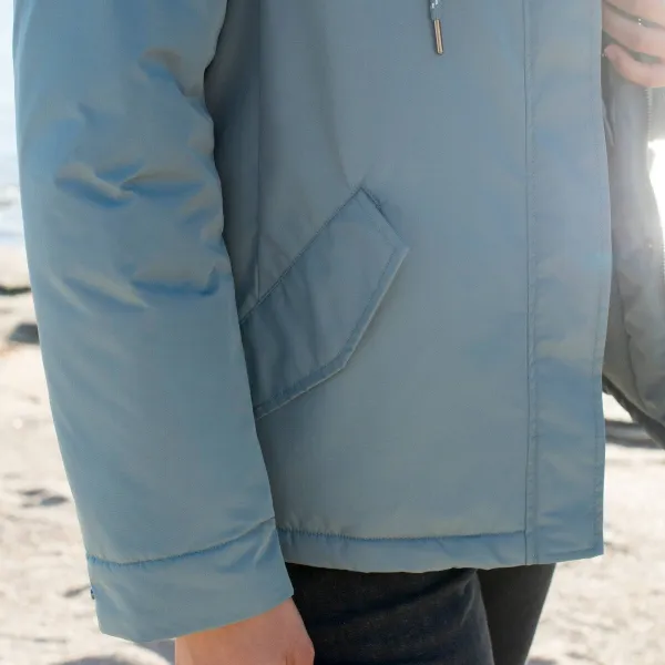 Nepremokavá bunda na zips s kapucňou