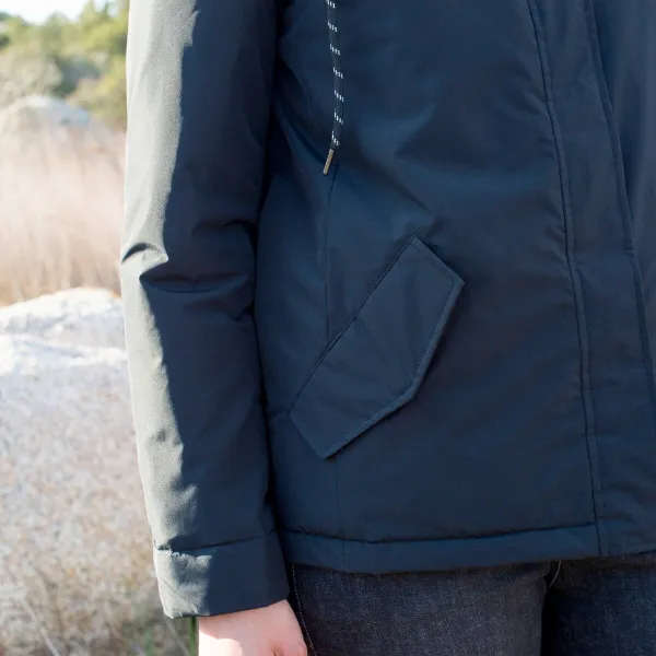 Nepremokavá bunda na zips s kapucňou