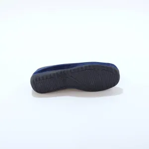Velúrové slippers papuče s kontrastným lemom