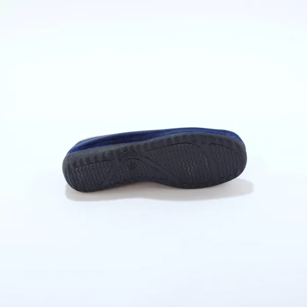 Velúrové slippers papuče s kontrastným lemom