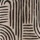 Záclona s potlačou grafického art deco vzoru