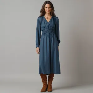 Dlhé jednofarebné šaty
