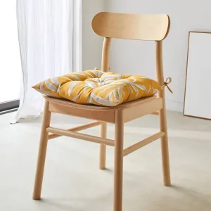 Súprava 2 sedákov na stoličku s potlačou listov