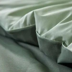Bavlnené dvojfarebná posteľná bielizeň