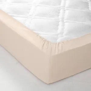 Bbavlnená jednofarebná napínacia plachta s hĺbkou rohov 40 cm