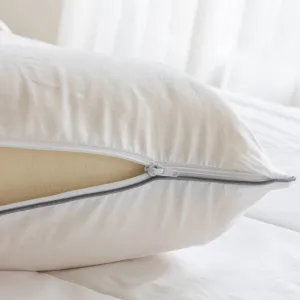 Latexový ergonomický vankúš Dunlop s mikroperforáciou, dvojitý zvlnený tvar