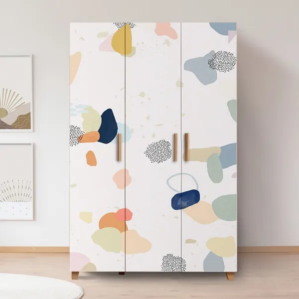Kalune Design Šatní skříň Leva 120 cm borovice Atlantic/vícebarevná