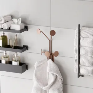 Wallity Nástenný kovový háčik Giraffe 24 cm bronz