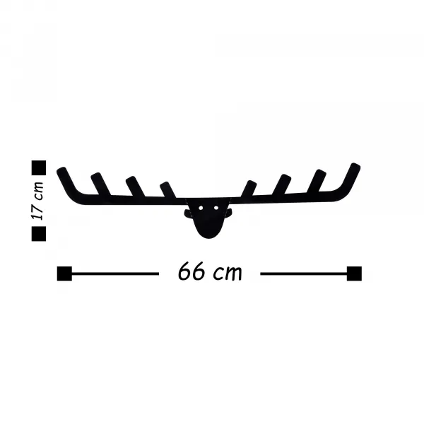 Kovový háčik na stenu Antler