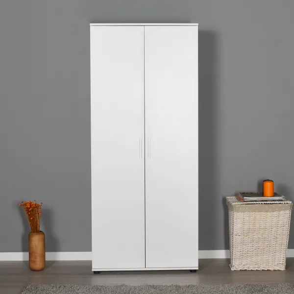 Kalune Design Šatníková skriňa Gorde 80 cm biela